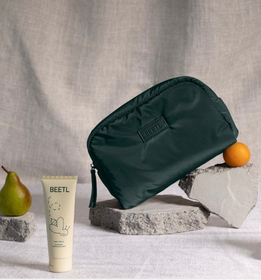 New Baby Starter Giftset - Toiletry Bag + Balm