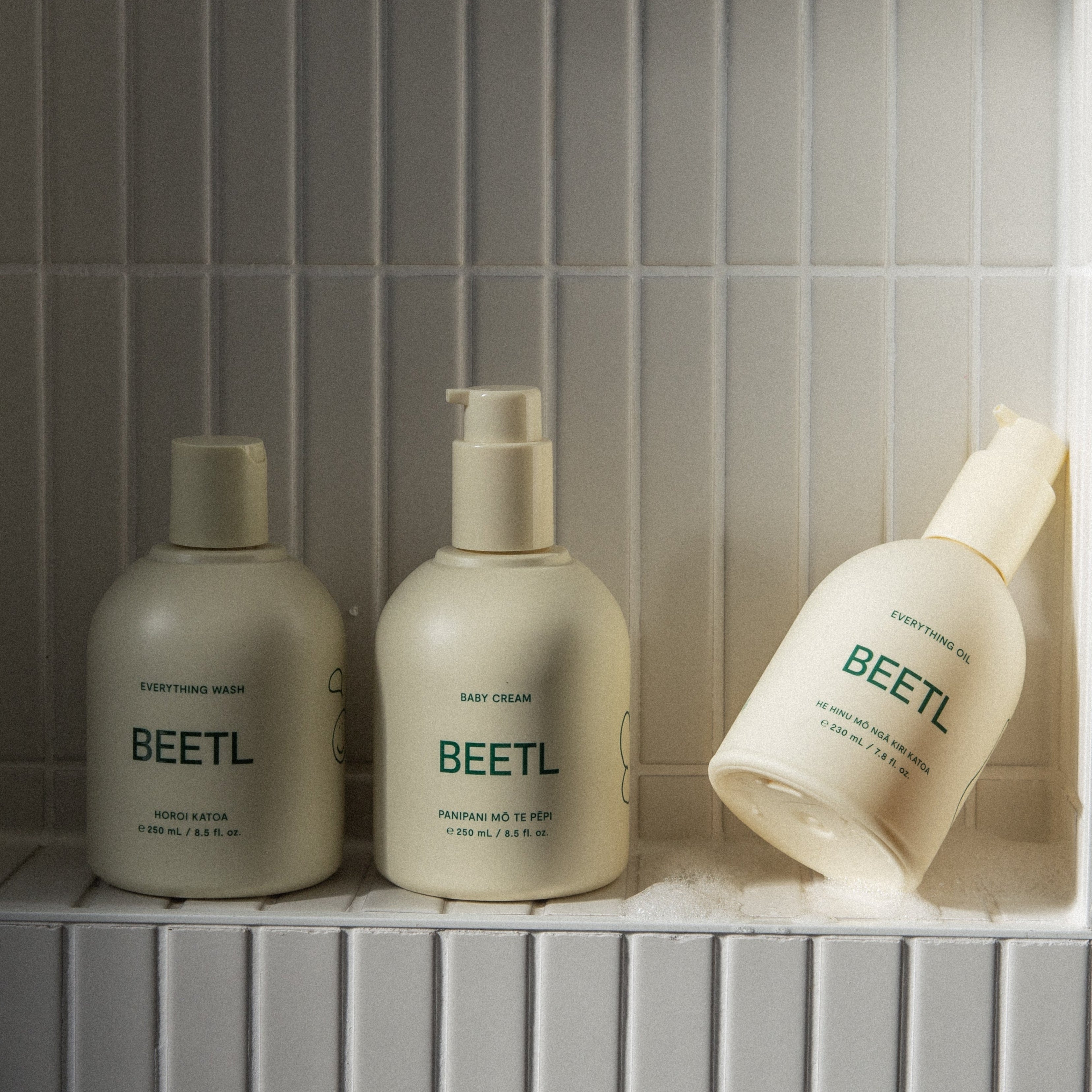 Bath & Nourish Trio (Wash + Cream + Oil) + Free Gift Toiletry Bag