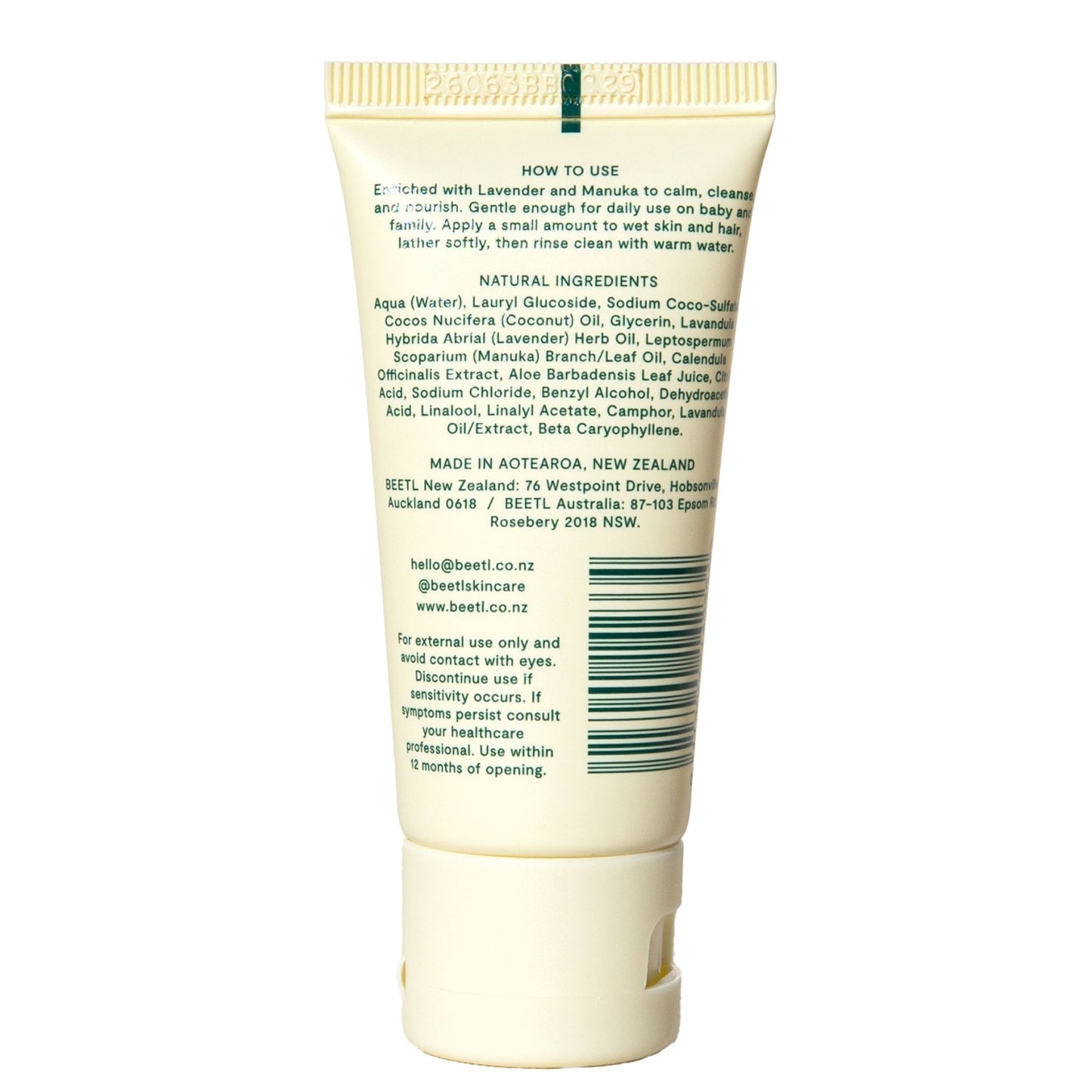 The Mini's: Cream + Wash 30ml.